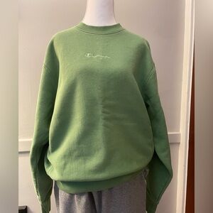 Champion Bright Green Crewneck
